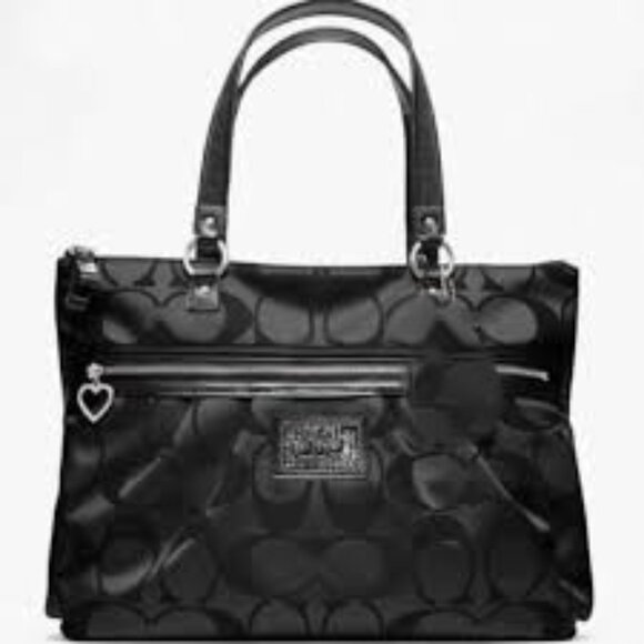 Coach Poppy shoulder tote - Picture 1 of 14